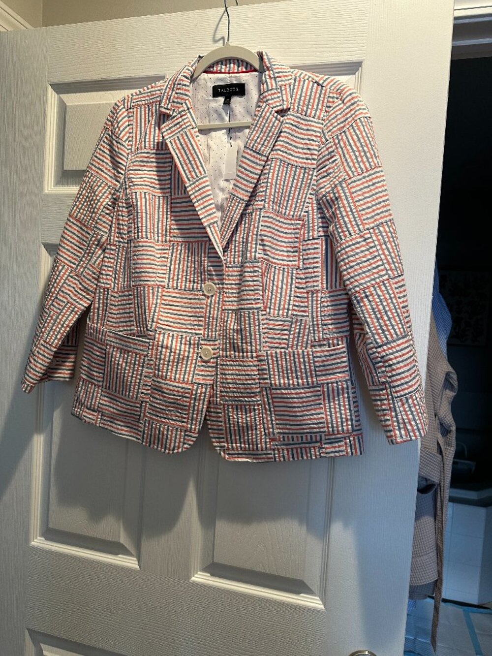 NWT Talbots Seersucker blazer
